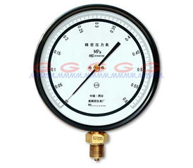 0.25级 0.6mpa精密压力表照片 西安高精密仪表厂产品